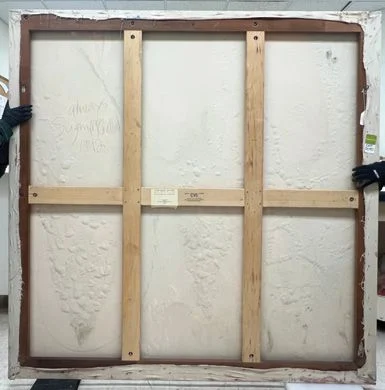 Artwork before restoration