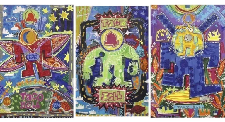Taco Bell series paintings