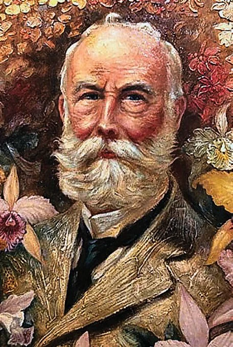 Painted portrait of Theodore Luqueer Mead