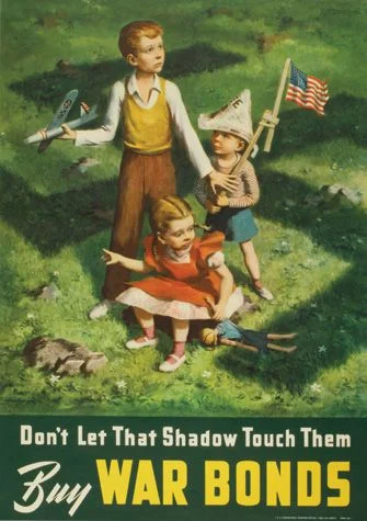 Vintage War Bonds poster
