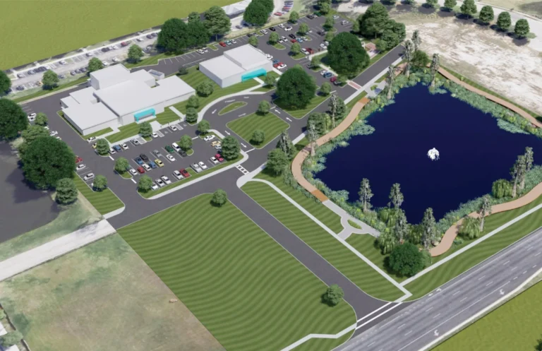 Osceola Arts Parking Lot Draft Rendering