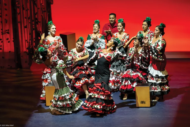 Flamenco del Sol’s 2026 year-end showcase performers on stage