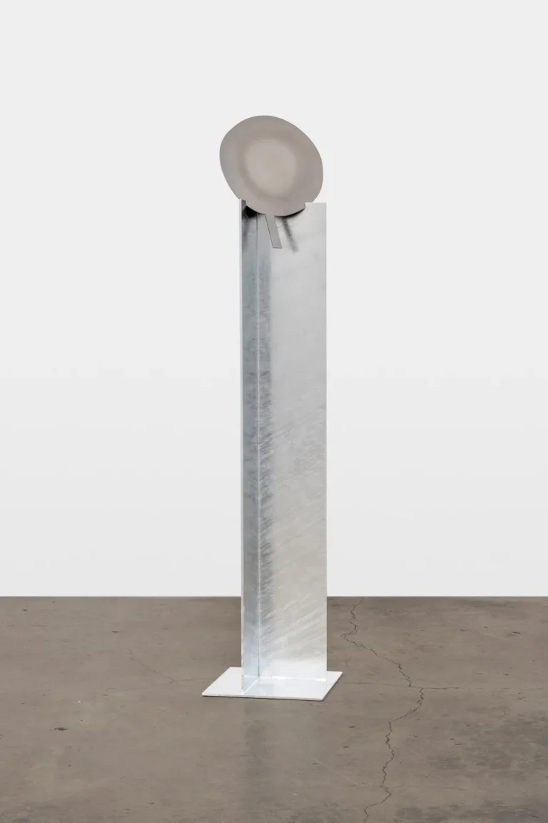 A metal sculpture by Isamu Noguchi.
