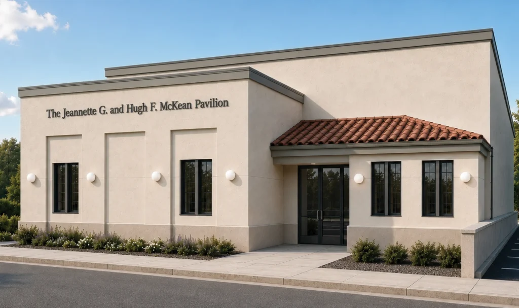 The Jeannette G. and Hugh F. McKean Pavilion at the Charles Hosmer Morse Museum of American Art