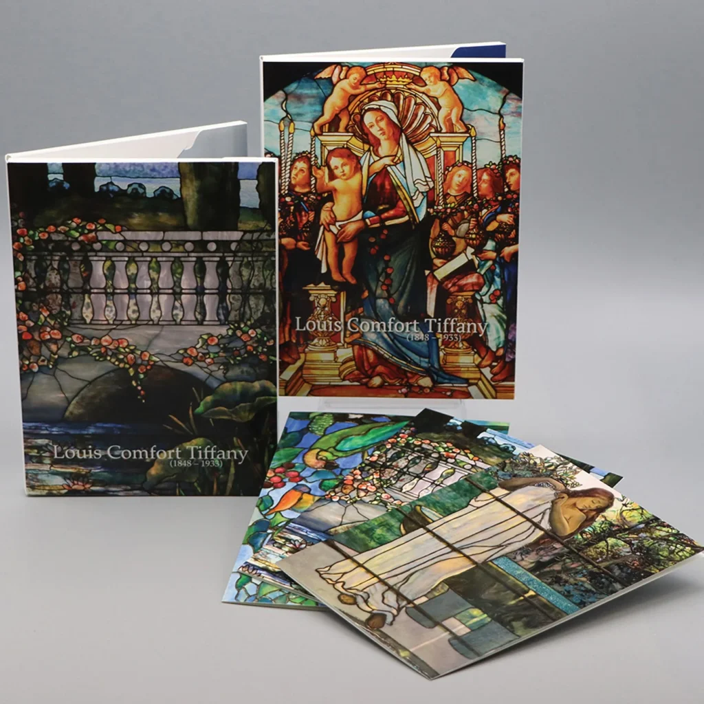 Notecards featuring details of Louis Comfort Tiffany windows